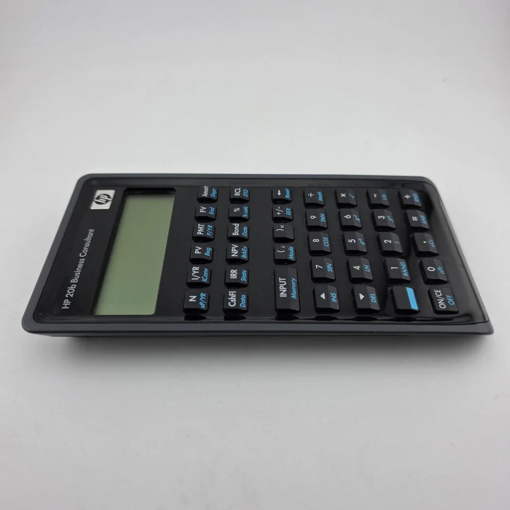 HP 20b Business Consultant Financial Calculator Black Excellent Financial Tool